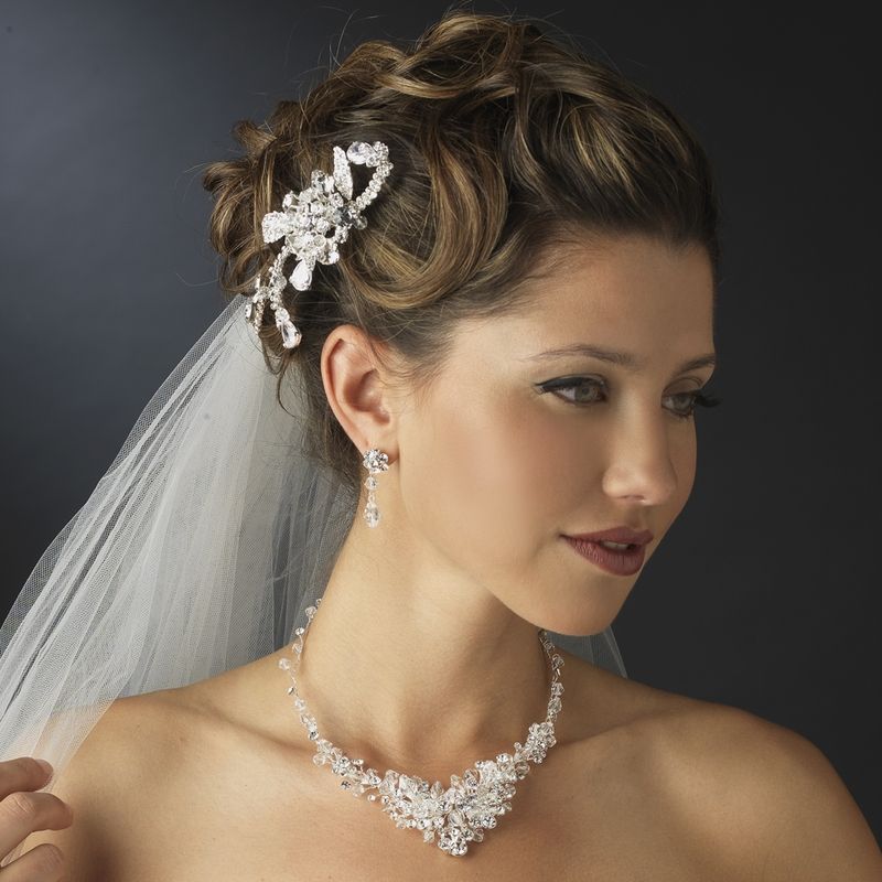 Vintage-look Swarovski Crystal Bridal Comb 