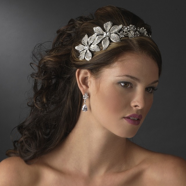 Tatiana Antique Silver Headpiece