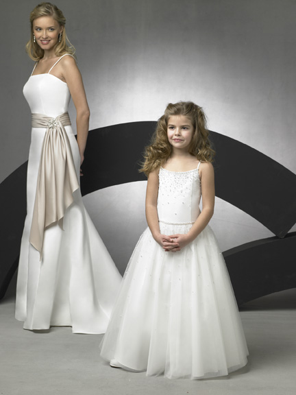 satin and tulle
